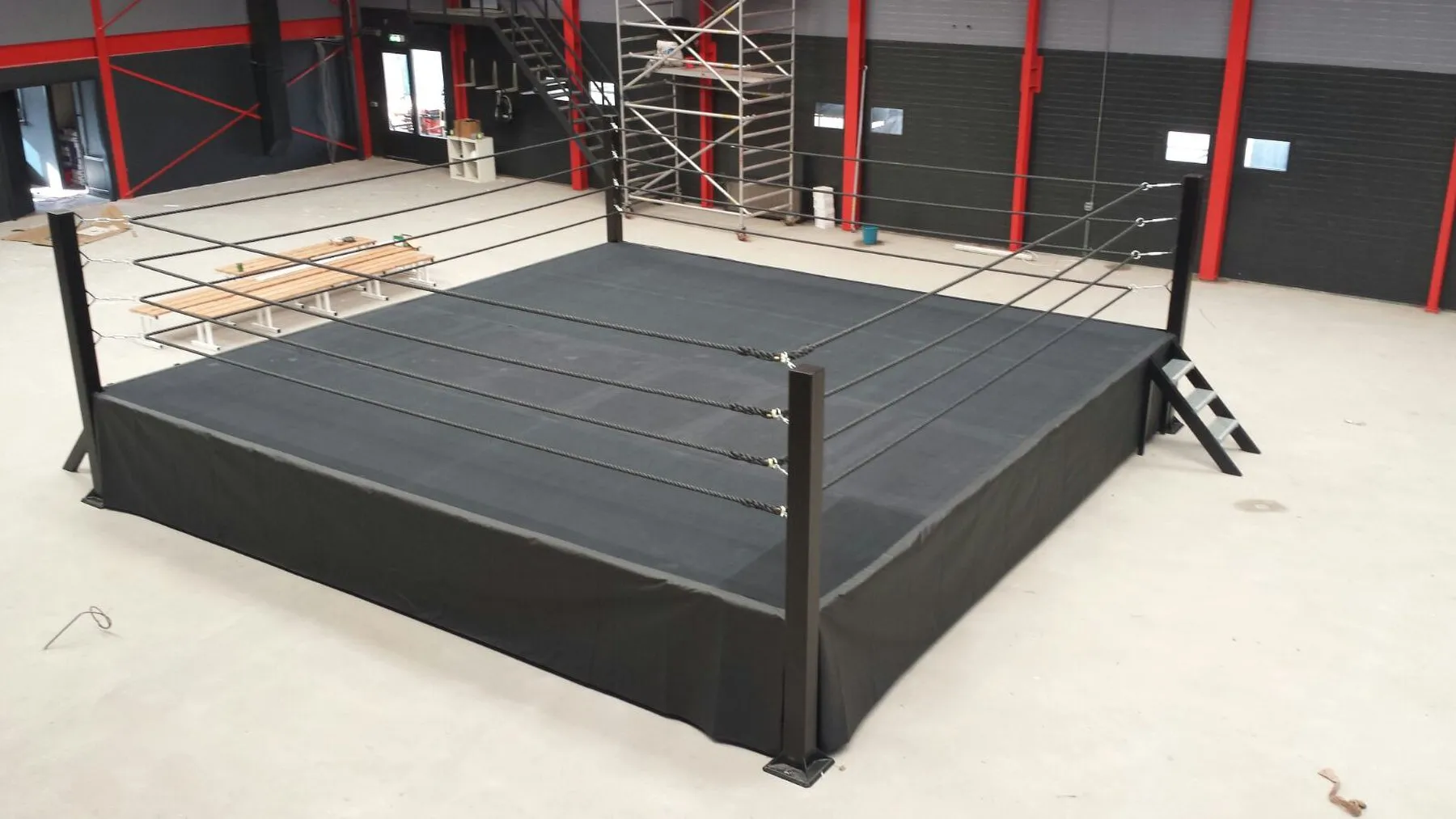 Boxing Ring Canvas with floor cover by Boxing Ring Canvas